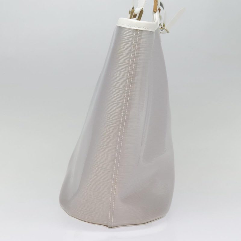 Louis Vuitton Epi Plage Lagoon Bay Tote Bag White Clear M92151  89870 - Image 4