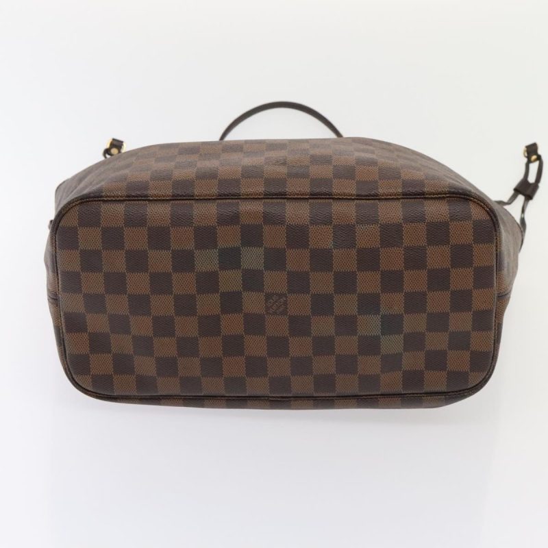 Louis Vuitton Damier Ebene Neverfull MM Tote Bag N51105  89886 - Image 9
