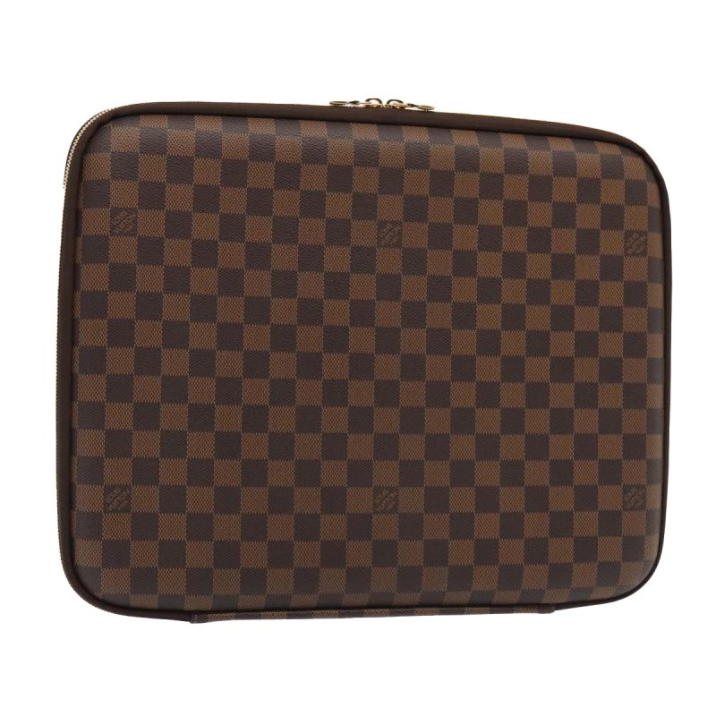 Louis Vuitton Damier Ebene Computer Sleeve MM PC Case N58023  89889A