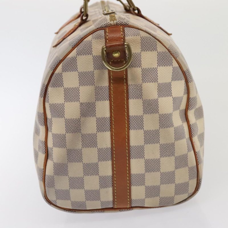 Louis Vuitton Damier Azur Speedy Bandouliere 30 Hand Bag 2way N41052 Auth 89898 - Image 3