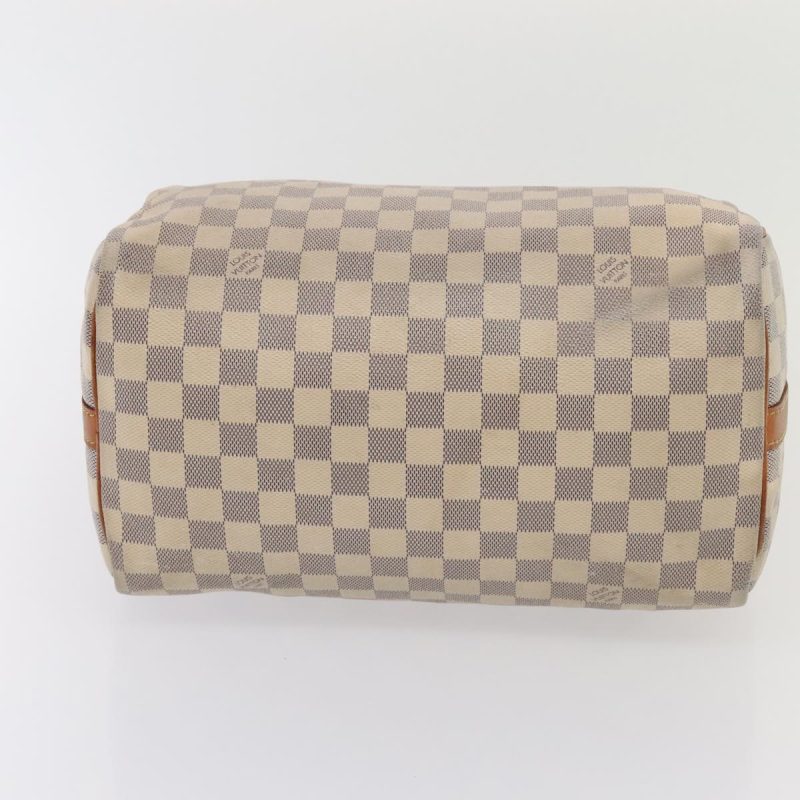 Louis Vuitton Damier Azur Speedy Bandouliere 30 Hand Bag 2way N41052 Auth 89898 - Image 5