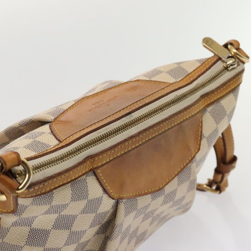 Louis Vuitton Damier Azur Siracusa PM Shoulder Bag N41113  89899 - Image 6