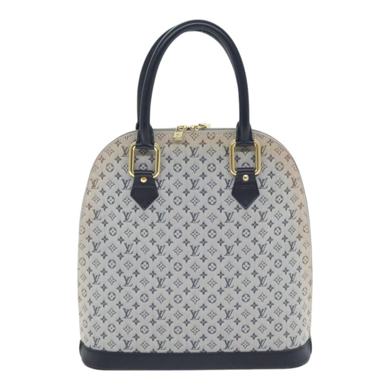Louis Vuitton Monogram Mini Alma Haut Hand Bag Blue M92202  89900 - Image 2