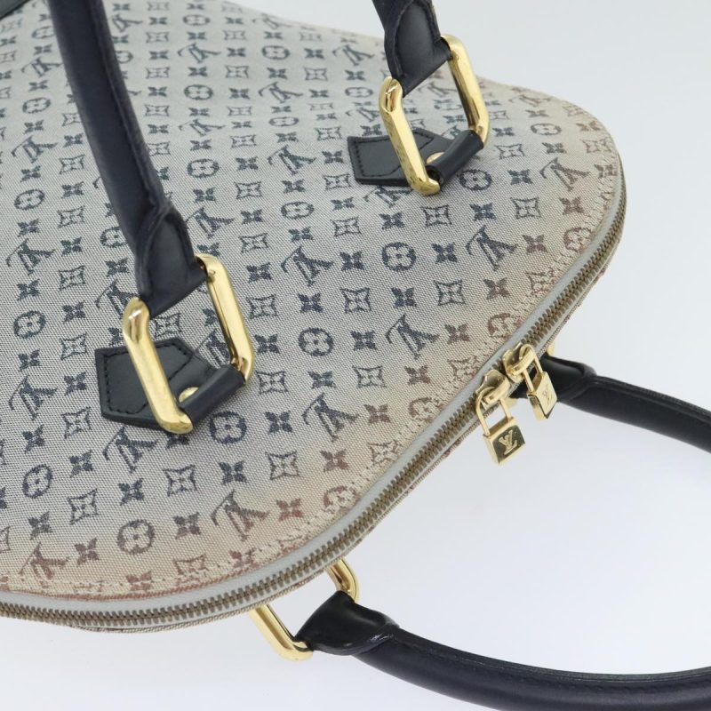 Louis Vuitton Monogram Mini Alma Haut Hand Bag Blue M92202  89900 - Image 6
