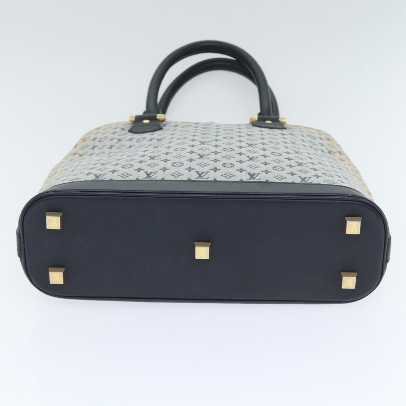 Louis Vuitton Monogram Mini Alma Haut Hand Bag Blue M92202  89900 - Image 5