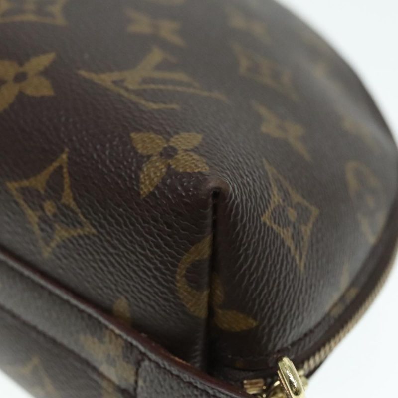 Louis Vuitton Monogram Trousse Demi Ronde Cosmetic Pouch M47520  89921 - Image 10