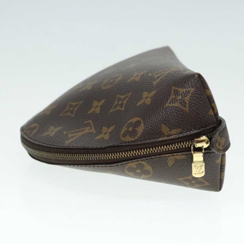 Louis Vuitton Monogram Trousse Demi Ronde Cosmetic Pouch M47520  89924 - Image 4