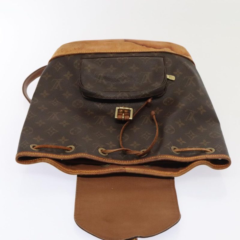 Louis Vuitton Monogram Montsouris MM Backpack M51136  89980 - Image 10