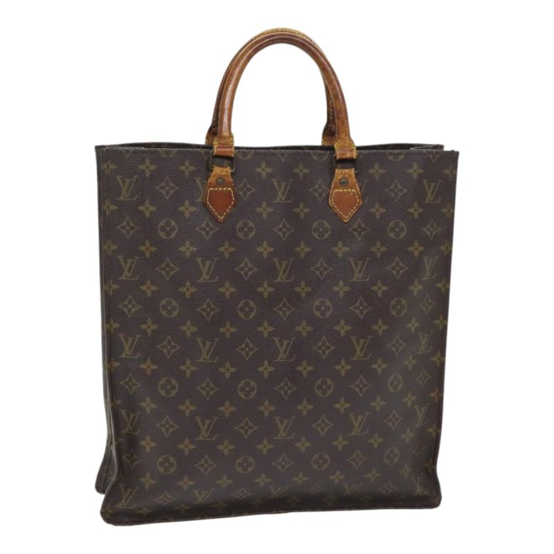 Louis Vuitton Monogram Sac Plat Hand Bag M51140  89983