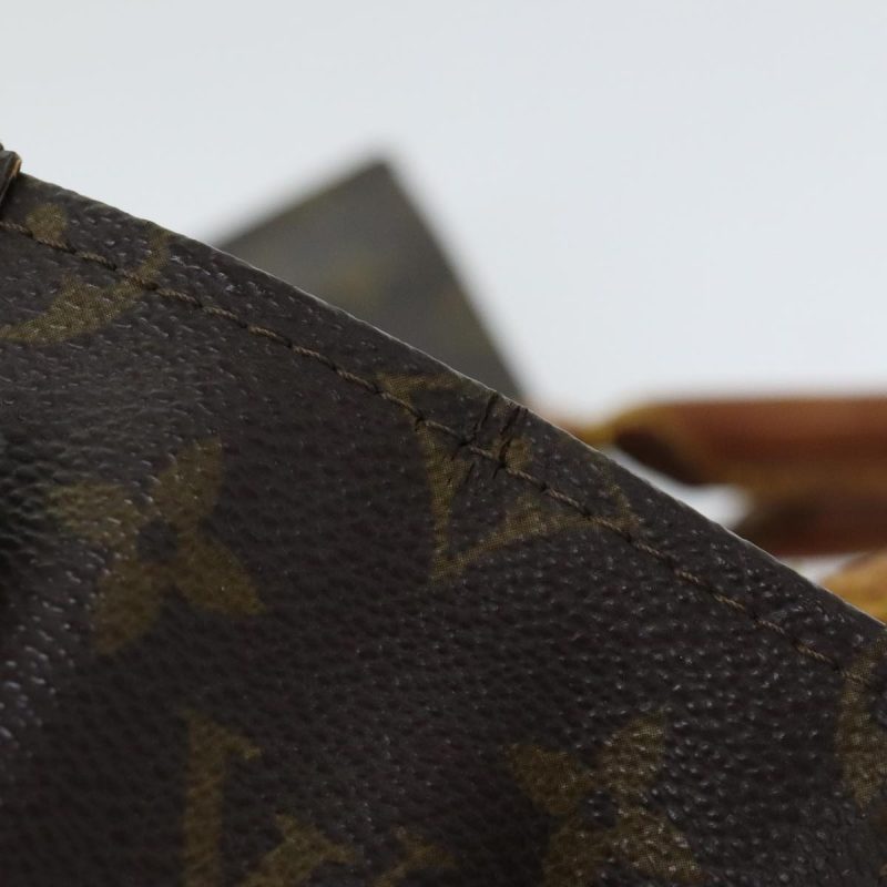 Louis Vuitton Monogram Sac Plat Hand Bag M51140  89983 - Image 9
