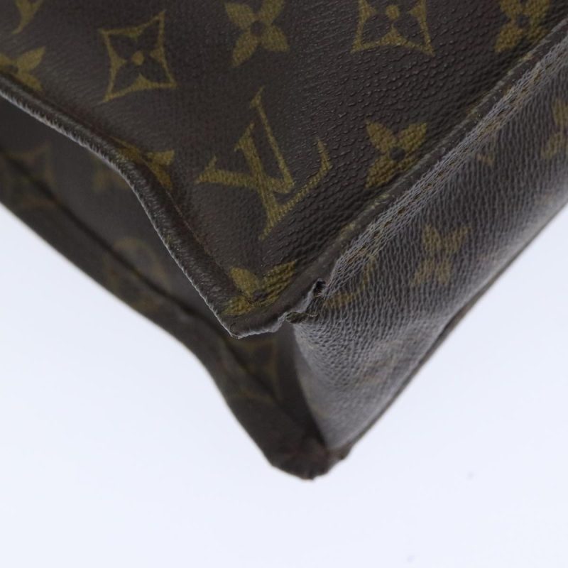 Louis Vuitton Monogram Sac Plat Hand Bag M51140  89983 - Image 10