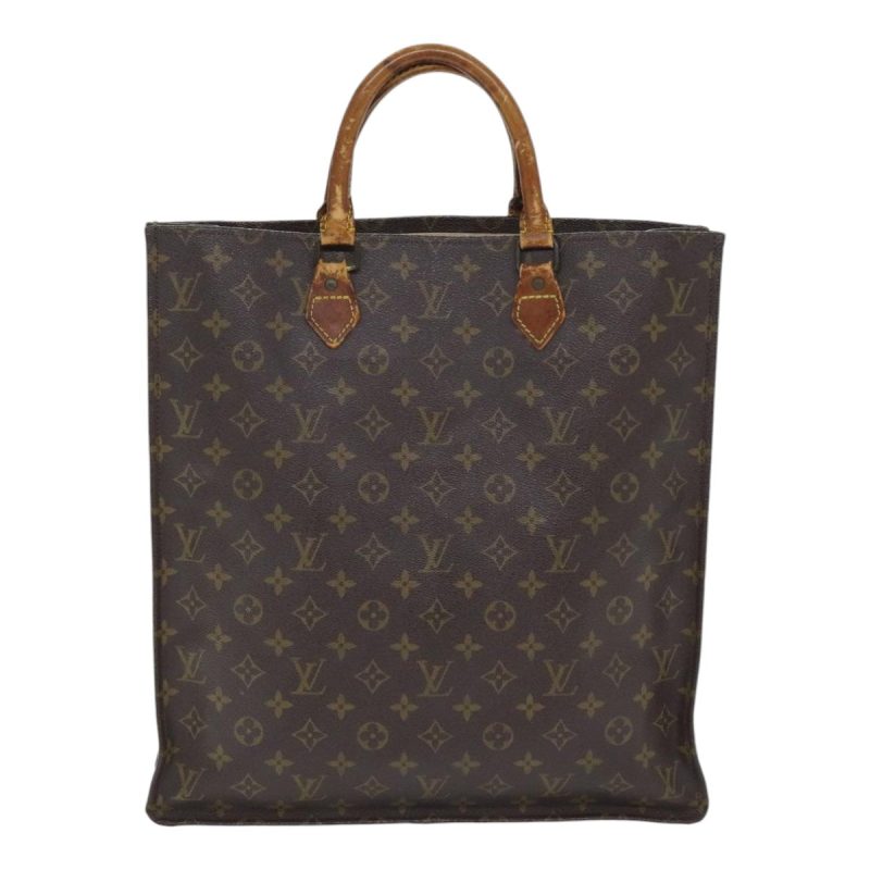 Louis Vuitton Monogram Sac Plat Hand Bag M51140  89983 - Image 2