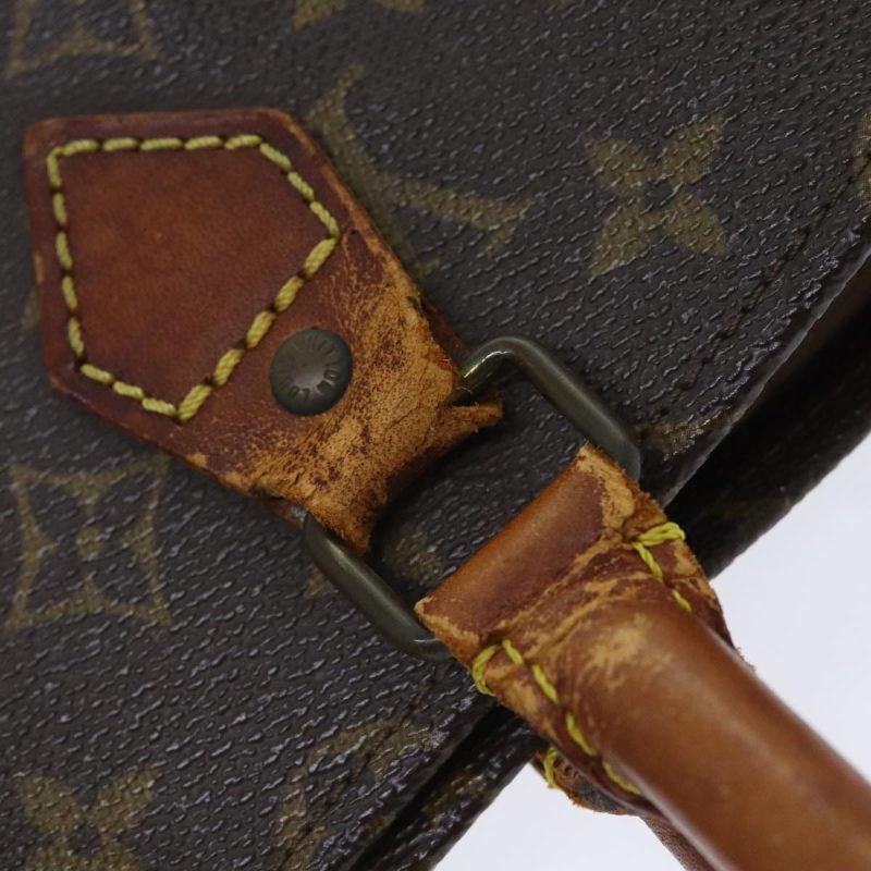 Louis Vuitton Monogram Sac Plat Hand Bag M51140  89983 - Image 8