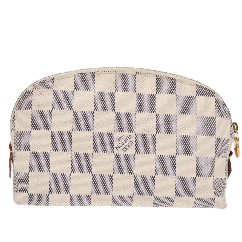 Louis Vuitton Damier Azur Pochette Cosmetic PM Pouch N60024  90075 - Image 2