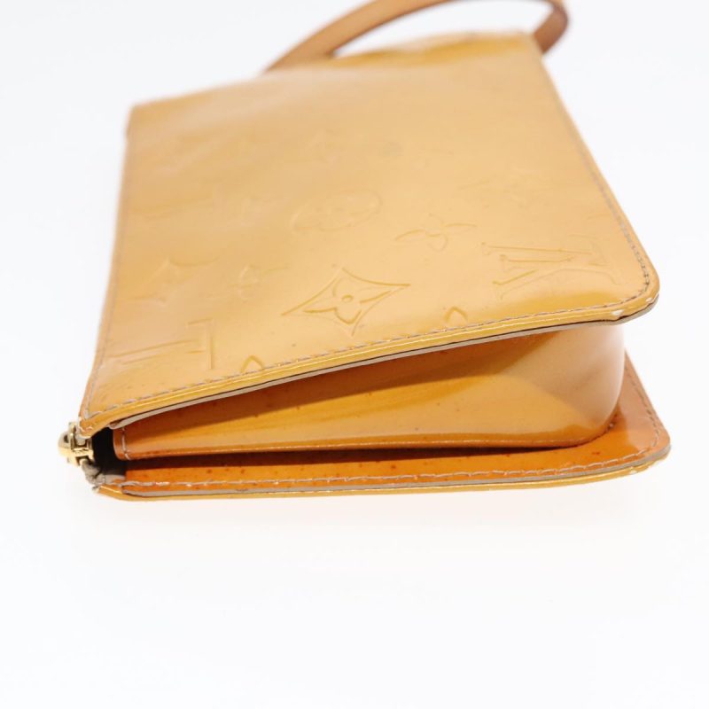 Louis Vuitton Monogram Vernis Lexington Accessory Pouch Beige M91010 Auth 90076 - Image 3