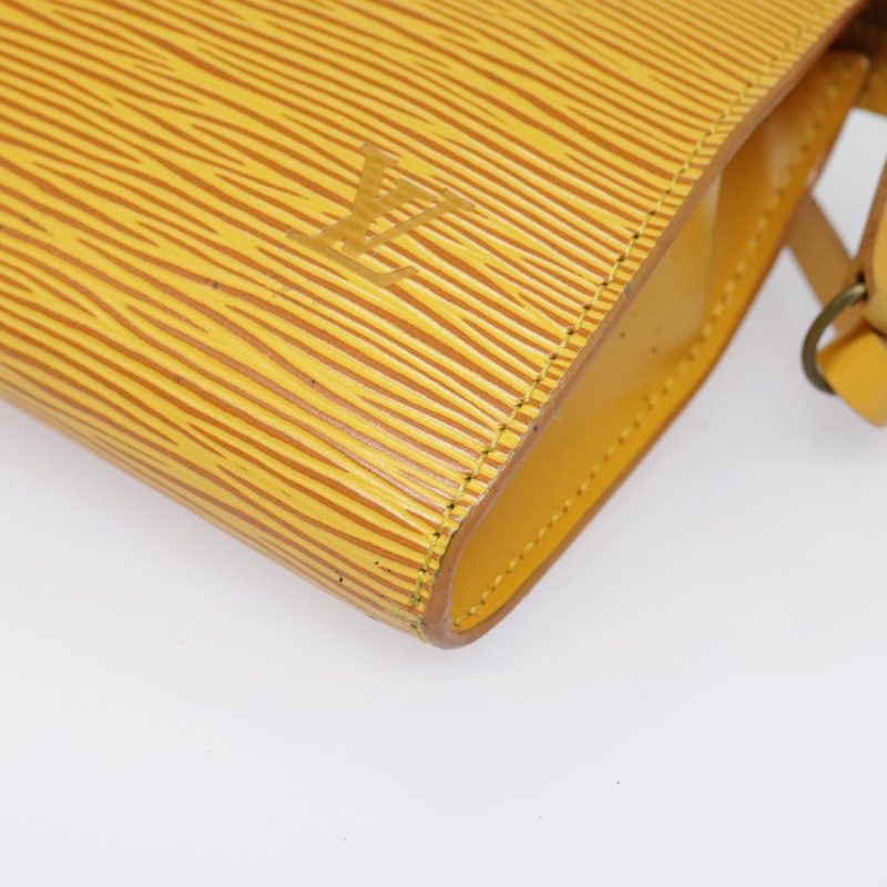 Louis Vuitton Epi Pochette Accessoires Pouch Yellow M52989  90078 - Image 10
