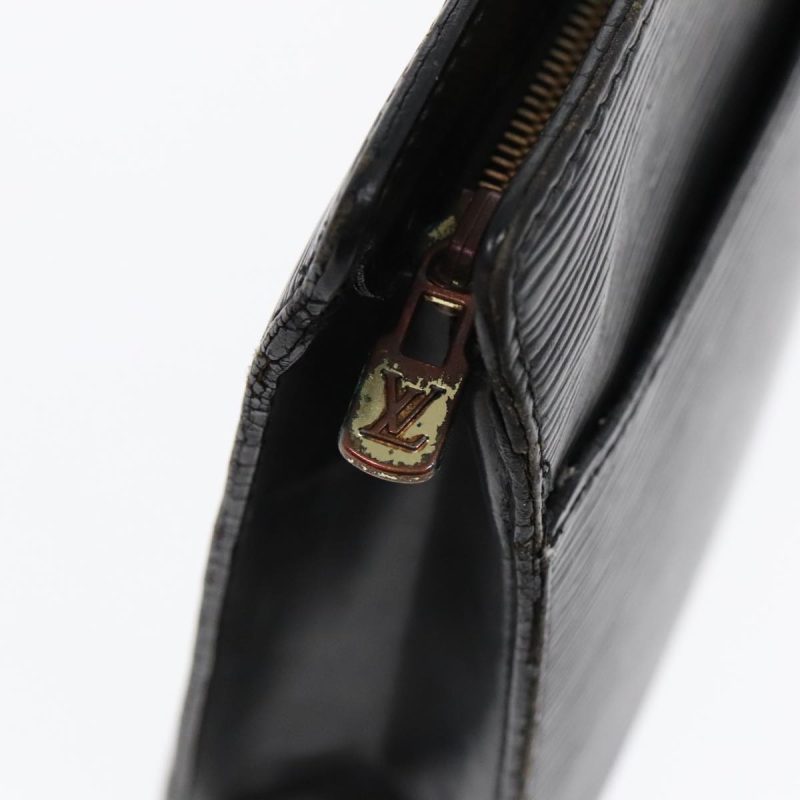 Louis Vuitton Epi Pochette Homme Clutch Bag Black Noir M52522  90085 - Image 10