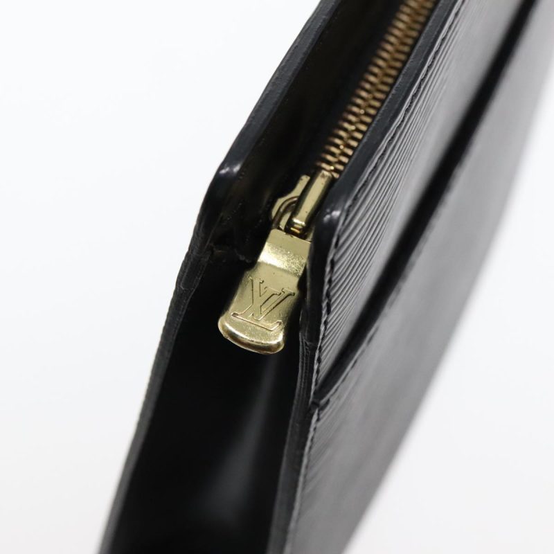 Louis Vuitton Epi Pochette Homme Clutch Bag Black Noir M52522  90086 - Image 8