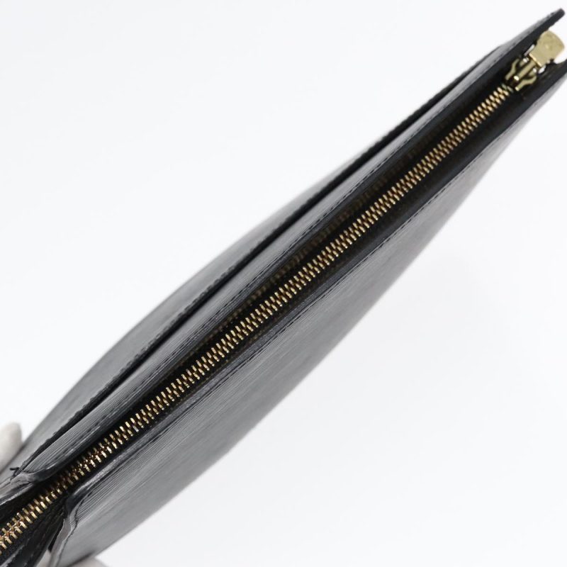 Louis Vuitton Epi Pochette Homme Clutch Bag Black Noir M52522  90086 - Image 5