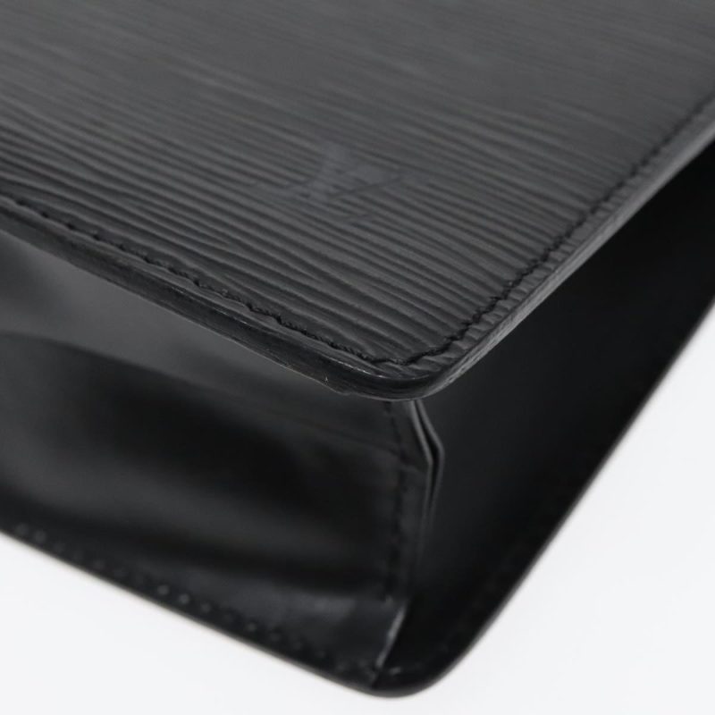 Louis Vuitton Epi Pochette Homme Clutch Bag Black Noir M52522  90086 - Image 7