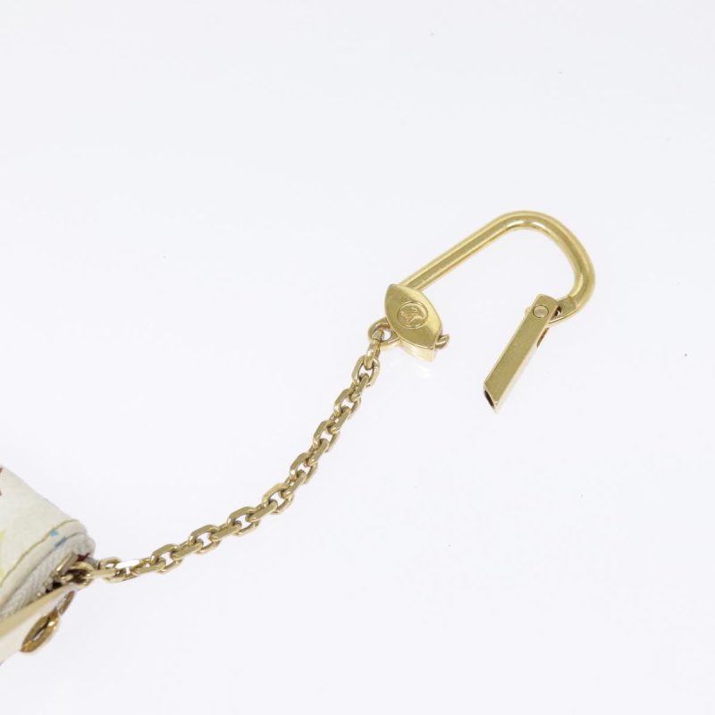 Louis Vuitton Monogram Multicolor Pochette MM Pouch White M60028  90087 - Image 9