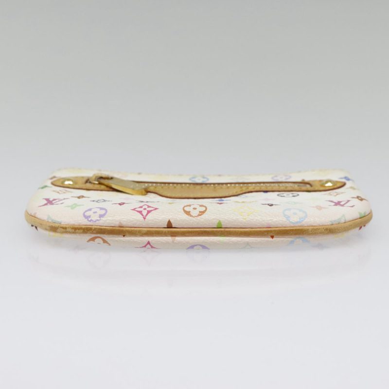 Louis Vuitton Monogram Multicolor Pochette MM Pouch White M60028  90087 - Image 6