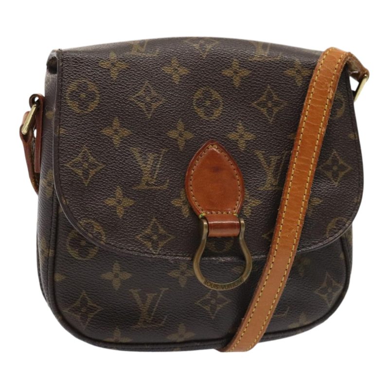 Louis Vuitton Monogram Saint Cloud MM Shoulder Bag M51243  90128