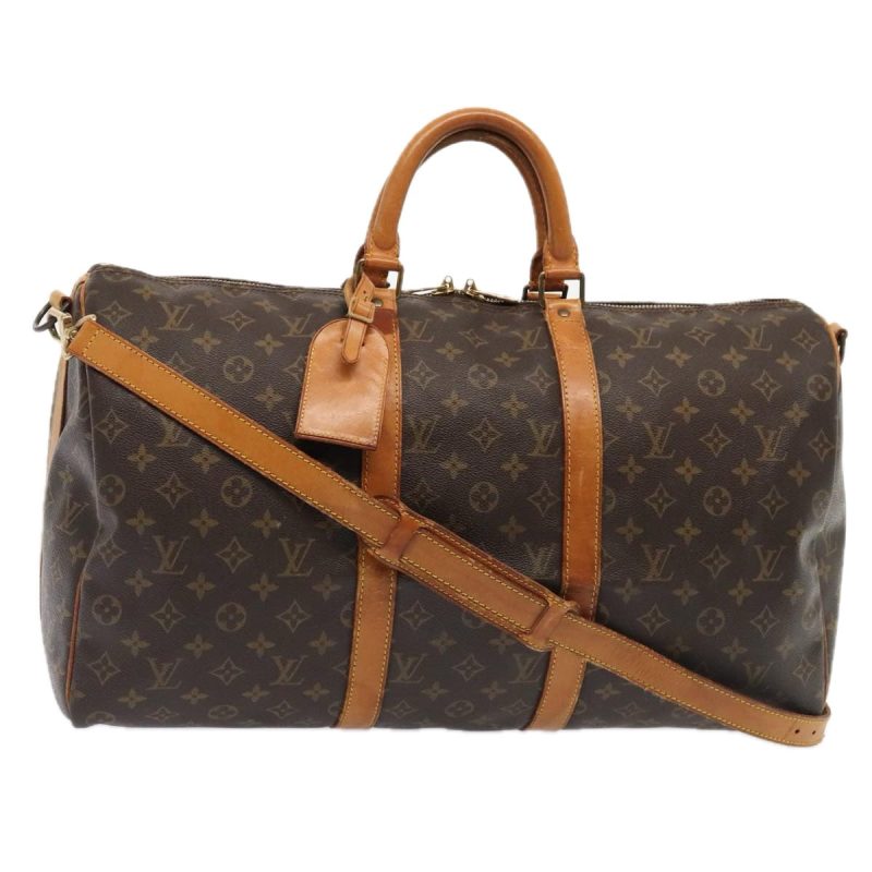 Louis Vuitton Monogram Keepall Bandouliere 50 Boston Bag M41416  90134