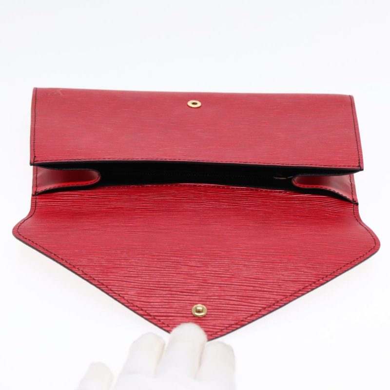 Louis Vuitton Epi Art Deco Clutch Bag Red M52637  90142 - Image 8