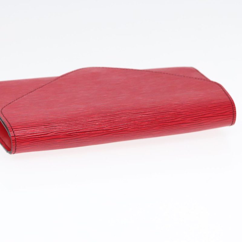 Louis Vuitton Epi Art Deco Clutch Bag Red M52637  90142 - Image 5