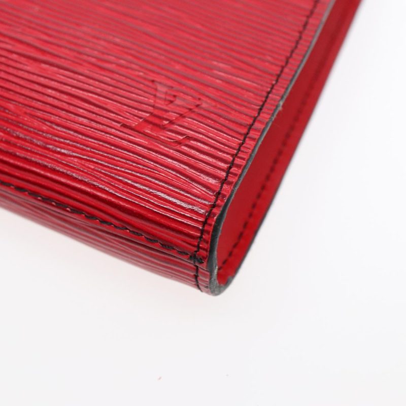 Louis Vuitton Epi Art Deco Clutch Bag Red M52637  90142 - Image 7