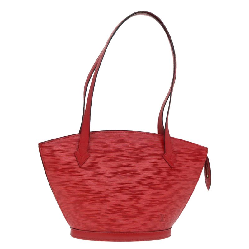 Louis Vuitton Epi Saint Jacques Poignees Long Hand Bag Red M52337  90145
