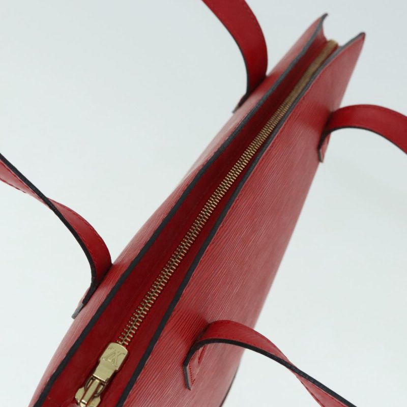 Louis Vuitton Epi Saint Jacques Poignees Long Hand Bag Red M52337  90145 - Image 6