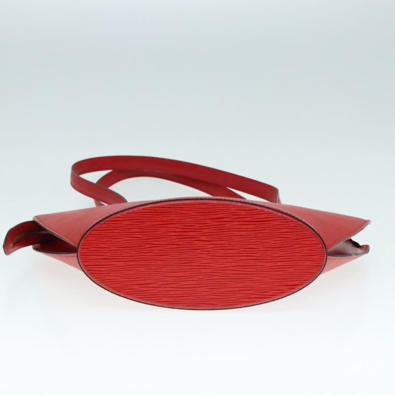 Louis Vuitton Epi Saint Jacques Poignees Long Hand Bag Red M52337  90145 - Image 5