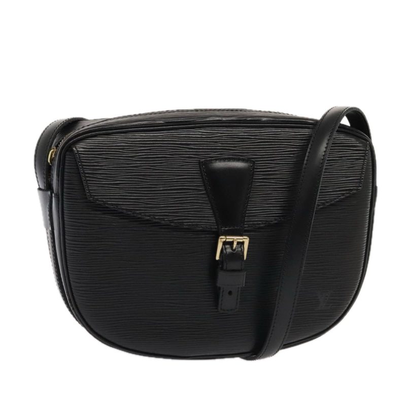Louis Vuitton Epi Jeune Fille MM Shoulder Bag Black M52152  90147