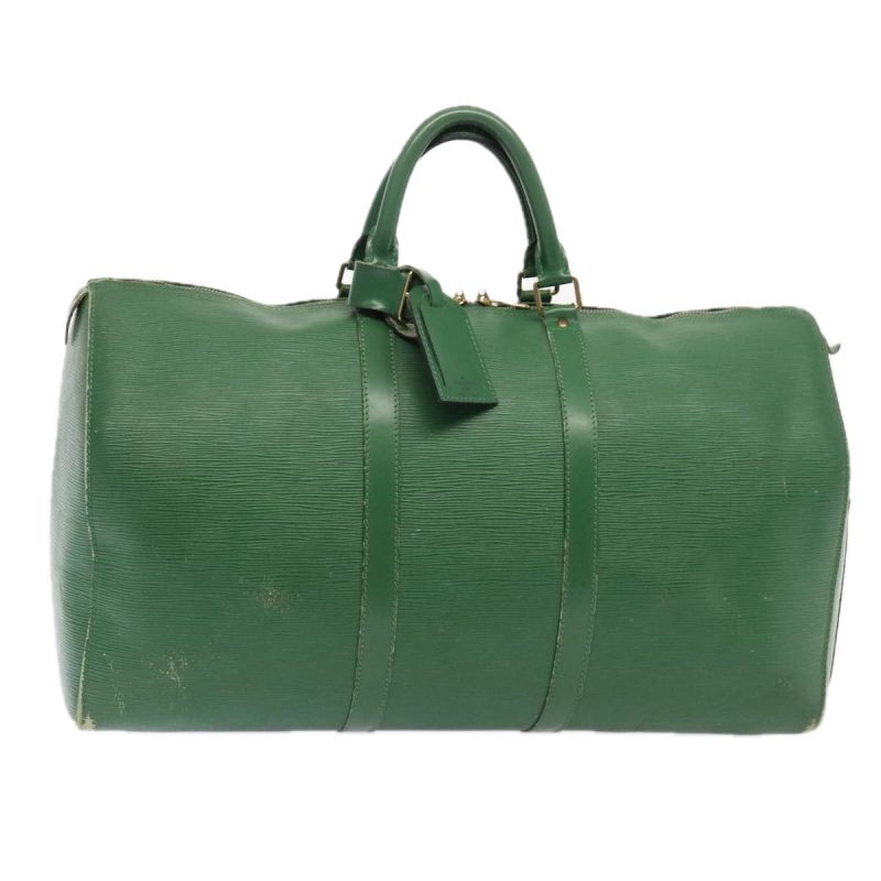 Louis Vuitton Epi Keepall 50 Boston Bag Green M42964  90148
