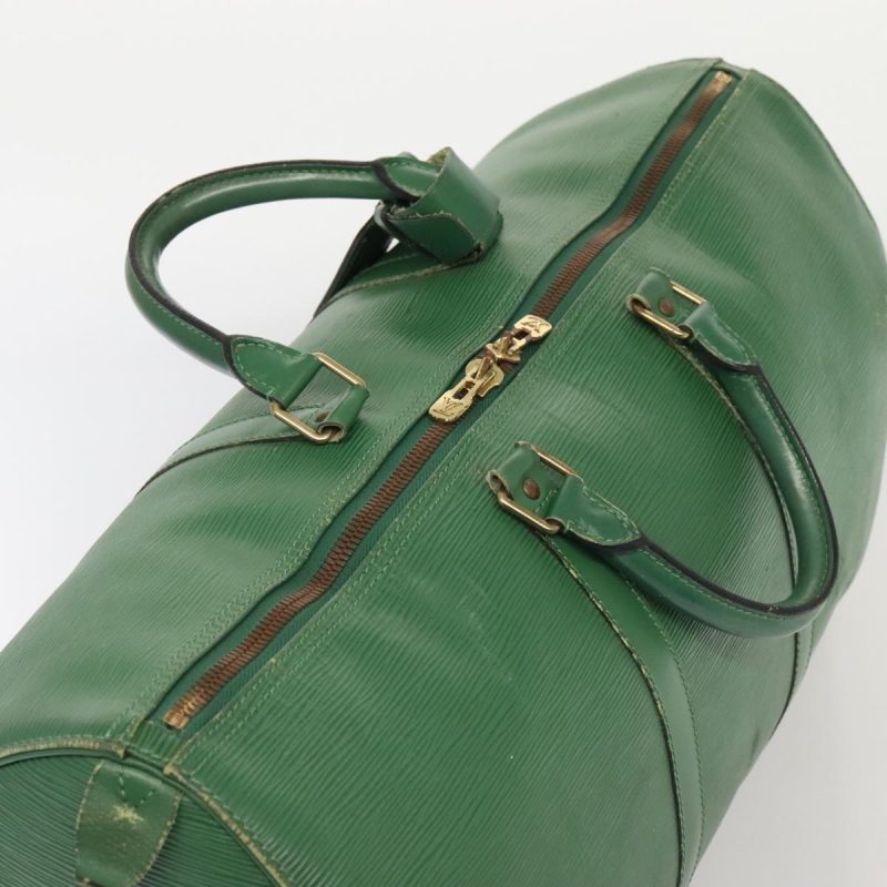 Louis Vuitton Epi Keepall 50 Boston Bag Green M42964  90148 - Image 6