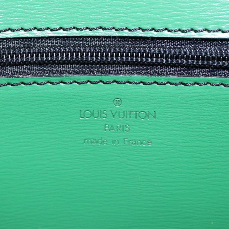 Louis Vuitton Epi Document Case Clutch Bag Green  90149 - Image 9