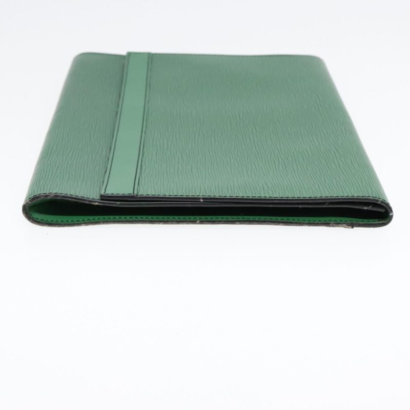 Louis Vuitton Epi Document Case Clutch Bag Green  90149 - Image 3