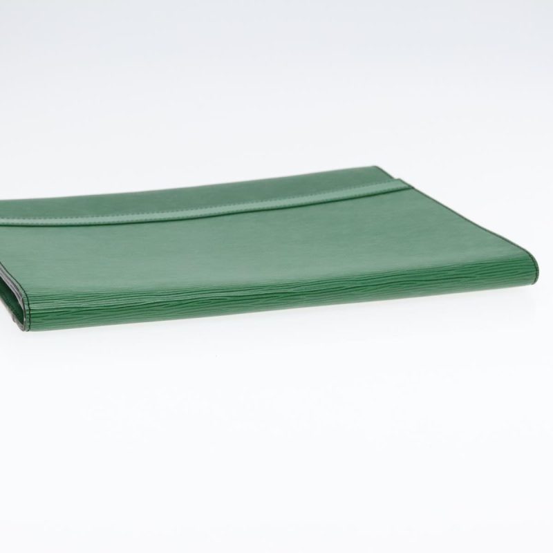 Louis Vuitton Epi Document Case Clutch Bag Green  90149 - Image 5