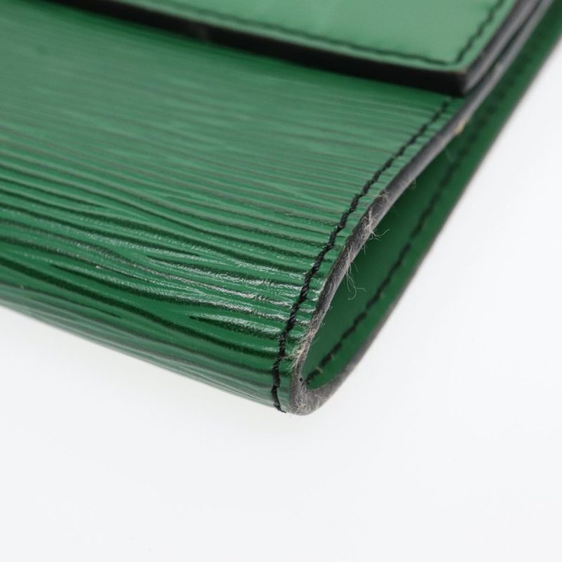 Louis Vuitton Epi Document Case Clutch Bag Green  90149 - Image 7