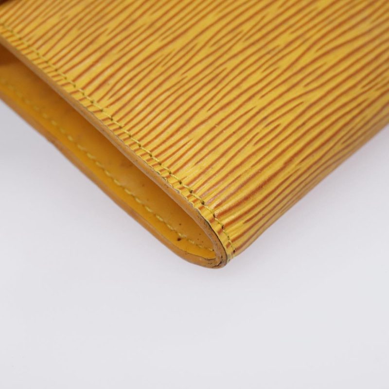 Louis Vuitton Epi Pochette Accessoires Pouch Yellow M52989  90151 - Image 9