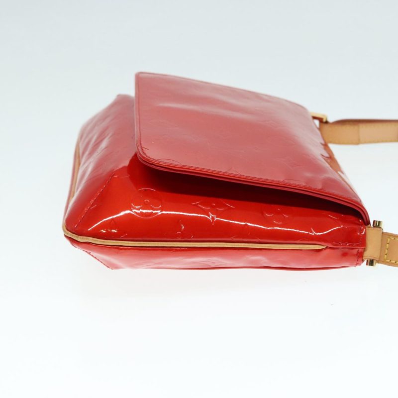 Louis Vuitton Monogram Vernis Thompson Street Shoulder Bag Red M91094 Auth 90155 - Image 3