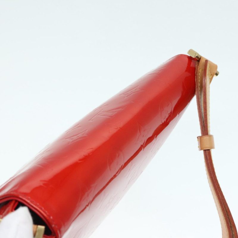 Louis Vuitton Monogram Vernis Thompson Street Shoulder Bag Red M91094 Auth 90155 - Image 6