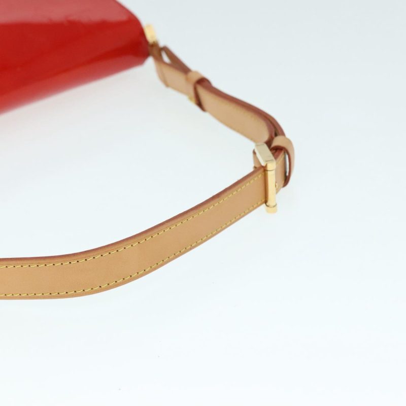 Louis Vuitton Monogram Vernis Thompson Street Shoulder Bag Red M91094 Auth 90155 - Image 7