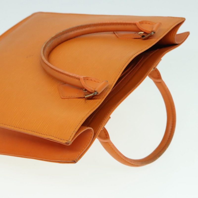Louis Vuitton Epi Sac Plat Hand Bag Orange Mandarin M5274H  90275 - Image 6