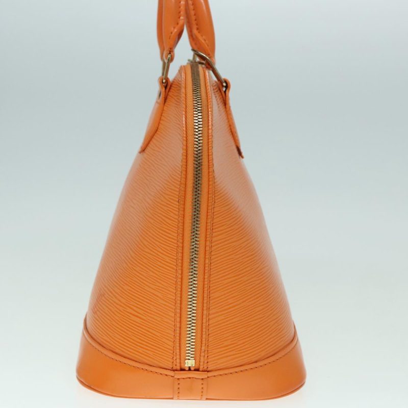 Louis Vuitton Epi Alma Hand Bag Orange Mandarin M5214H  90276 - Image 3