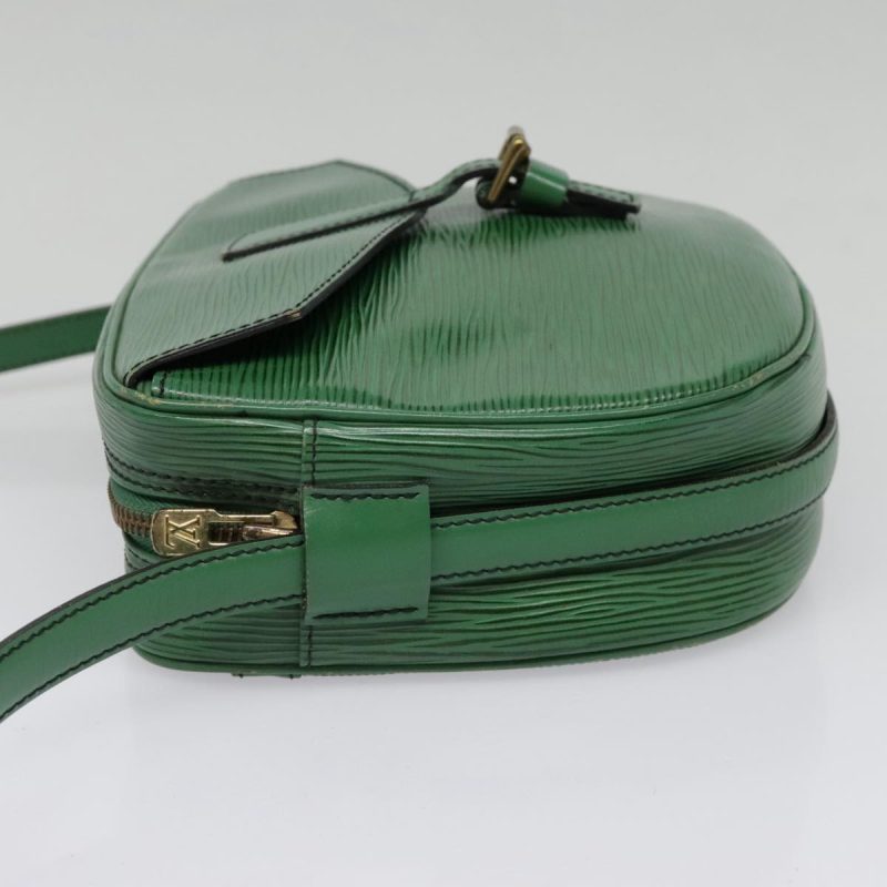 Louis Vuitton Epi Jeune Fille MM Shoulder Bag Green M52154  90277 - Image 4