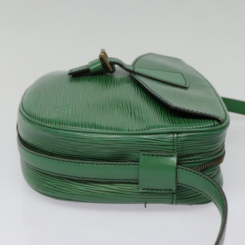 Louis Vuitton Epi Jeune Fille MM Shoulder Bag Green M52154  90277 - Image 5