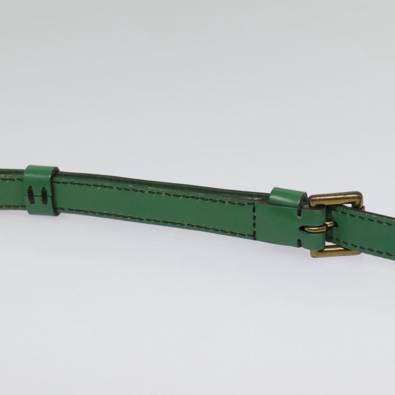 Louis Vuitton Epi Jeune Fille MM Shoulder Bag Green M52154  90277 - Image 8